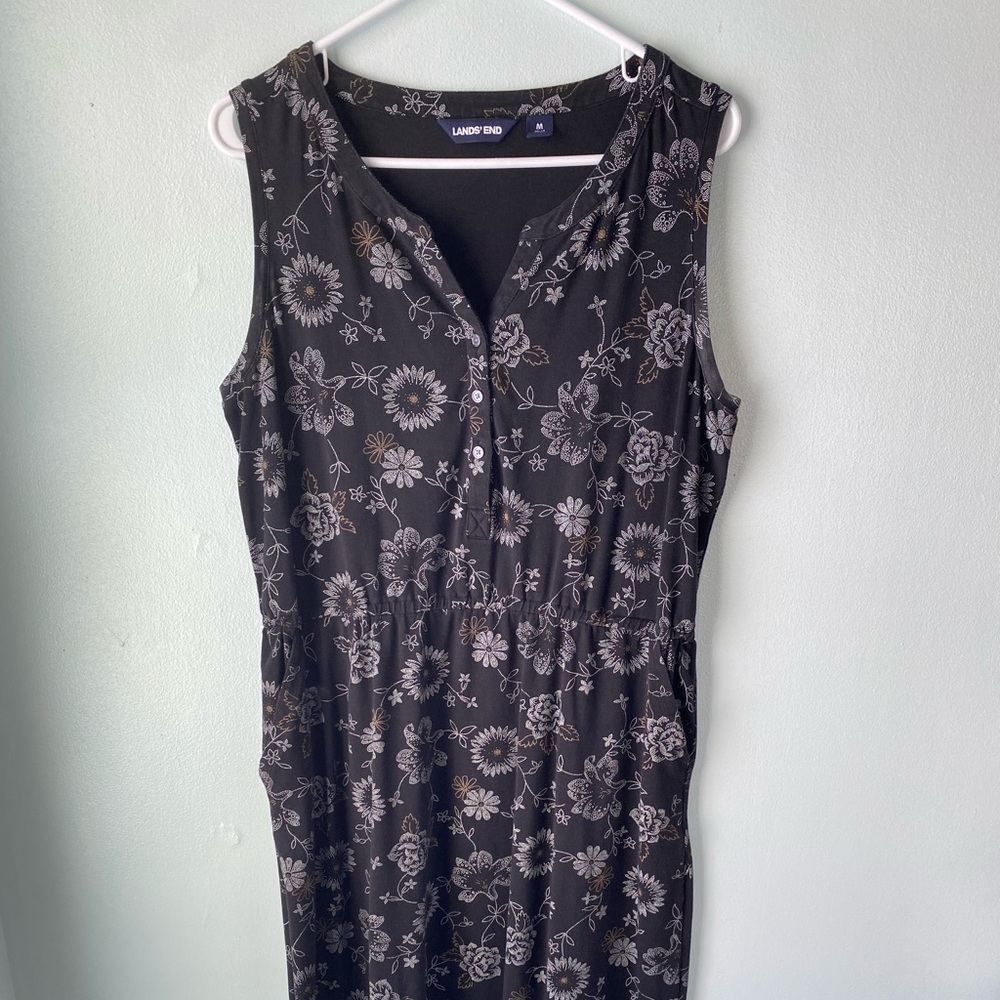 Lands End midi tank dress size medium